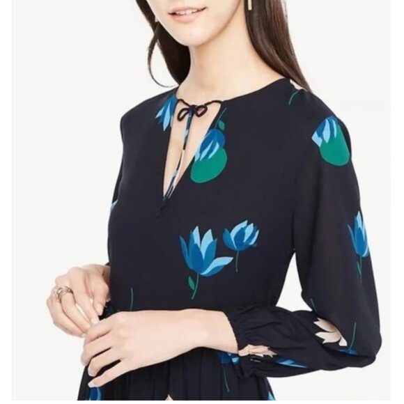 Ann Taylor | Tulip Tiered Dress - Picture 3 of 14